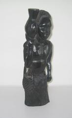 AFRIKAANSE  VROUW  IN  EBBENHOUT  -  4037, Antiek en Kunst, Kunst | Niet-Westerse kunst, Ophalen