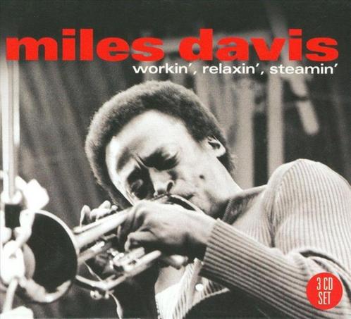 Miles Davis Workin' Steamin' Relaxin' 3cd's (digipack), Cd's en Dvd's, Cd's | Jazz en Blues, Zo goed als nieuw, Jazz, 1980 tot heden