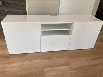 Besta tv meubel wit