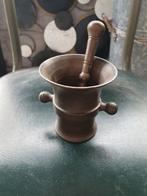 Antieke Bronzen Vijzel met Stamper, Ophalen of Verzenden, Brons