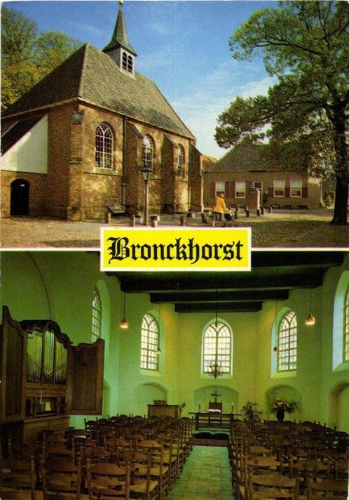 Bronckhorst - 2 afb N.H. Kapel Anno 1344 - ongelopen, Verzamelen, Ansichtkaarten | Nederland, Ongelopen, Overijssel, 1920 tot 1940
