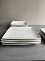 Blokker(yong) totale set wit dinerbord pastabord ontbijtbord, Ophalen, Gebruikt, Bord(en), Effen