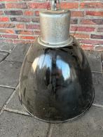 50s industrieel metalen fabriekslamp geemailleerd hanglamp, Ophalen, Industrieel