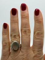 A707 Prachtige zilveren zegelring maat 17, Ophalen of Verzenden, Zilver, Ring