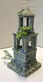 Aquarium ornamenten toren rotsen pyramide, Ophalen, Gebruikt, Sierelement