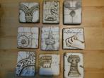 decoratie tegels, Tuin en Terras, Ophalen, Gebruikt