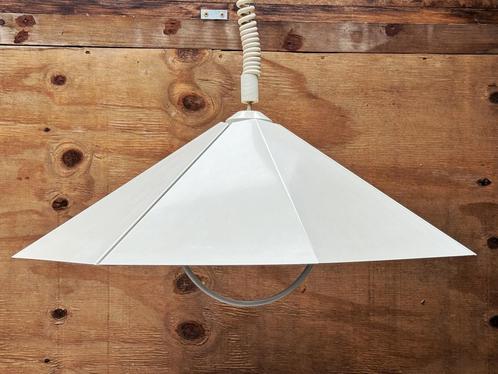 Vintage Dijkstra Piramide Lamp Space Age Mid Century Hang, Huis en Inrichting, Lampen | Plafondlampen, Gebruikt, Kunststof, Metaal