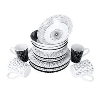 Servies Black & White nu € 49.95 OP=OP!! beschikbaar voor biedingen