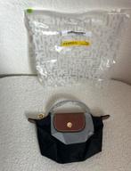 Longchamp Le Pliage handtas met leren details, Ophalen of Verzenden, Zo goed als nieuw, Zwart