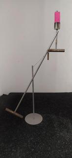 Kandelaar 'Kantelaar' metaal/brons, Design In Motion NL,1992, Ophalen of Verzenden
