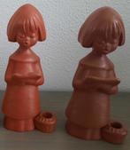 2 goebel engeltjes met kaarsenhouder 16 cm, Ophalen of Verzenden, Zo goed als nieuw
