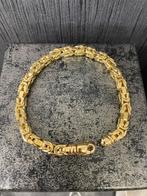 14k gouden armband koningsschakel dik schakel, Ophalen of Verzenden