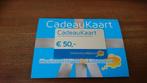 Cadeaukaart voor Custtom (voorheen HerinneringenOpLinnen), Eén persoon, Cadeaubon, Warenhuis- of Winkelbon