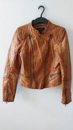 Zara cognac Trafaluc biker jacket L🍀, Zara, Gedragen, Maat 38/40 (M), Ophalen of Verzenden