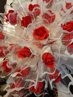 Rode Zeep Rozen met Beertje - Valentijn Cadeau, Ophalen, Nieuw, Feestartikel, Valentijn of Romantisch
