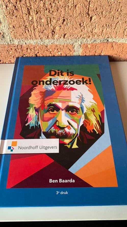 Ben Baarda - Dit is onderzoek!, Boeken, Wetenschap, Zo goed als nieuw, Sociale wetenschap, Ophalen of Verzenden