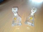 Twee Loodkristal Flesjes, Antiek en Kunst, Antiek | Glas en Kristal, Ophalen of Verzenden