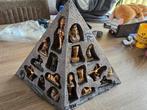 Egyptische Piramide met Beelden - Decoratief, Verzamelen, Beelden en Beeldjes, Ophalen of Verzenden, Gebruikt, Overige typen