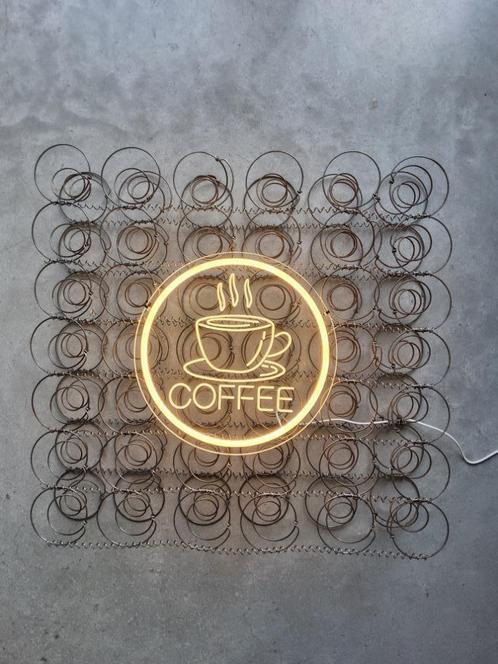 Neon lamp led koffie springveren koffiehoek espresso vintage, Verzamelen, Merken en Reclamevoorwerpen, Nieuw, Overige typen, Ophalen of Verzenden