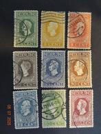 NVPH 90 - 98, Postzegels en Munten, Postzegels | Nederland, Ophalen of Verzenden, Gestempeld