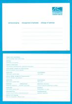 Nederland Adreswijziging Kaart, Postzegels en Munten, Ophalen of Verzenden, Na 1940