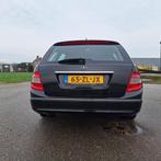 Mercedes-Benz C-Klasse 2.2 CDI C220 Estate AUT 2007 Zwart, Auto's, Mercedes-Benz, 15 km/l, 1800 kg, Zwart, Leder en Stof