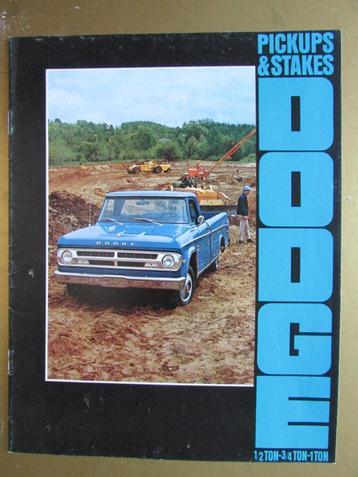 1970 DODGE Pickups & Stakes brochure, Engels