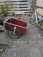 Fiets karretje, Fietsen en Brommers, Fietsaccessoires | Aanhangers en Karren, Gebruikt, Opvouwbaar, Bagagekar, 60 tot 80 kg