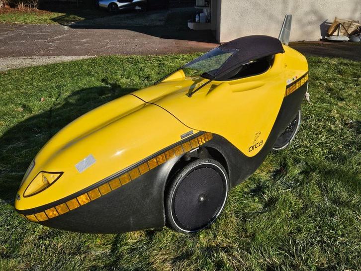 Velomobiel e-Orca 2014, Fietsen en Brommers, Fietsen | Ligfietsen, Gebruikt, Flevobike, Ophalen