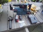 Bosch GBH-26F met afzuiging GDE , lader, 2 accu's L-Boxx, Doe-het-zelf en Verbouw, Gereedschap | Boormachines, Ophalen, 600 watt of meer