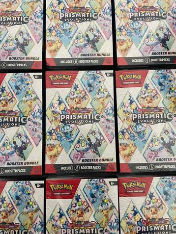 Pokémon Prismatic Evolutions  beschikbaar voor biedingen