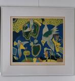 Corneille - Vrouwen met Vogels - Gesigneerd - 1987, Antiek en Kunst, Ophalen of Verzenden