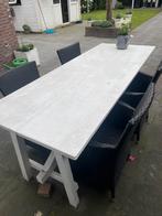 Mooie degelijke tuintafel, Tuin en Terras, Ophalen of Verzenden, Gebruikt, Rechthoekig, Hout