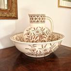 Lampetstel / wasstel Iris van Regout van eind 1880, Antiek en Kunst, Antiek | Keramiek en Aardewerk, Ophalen