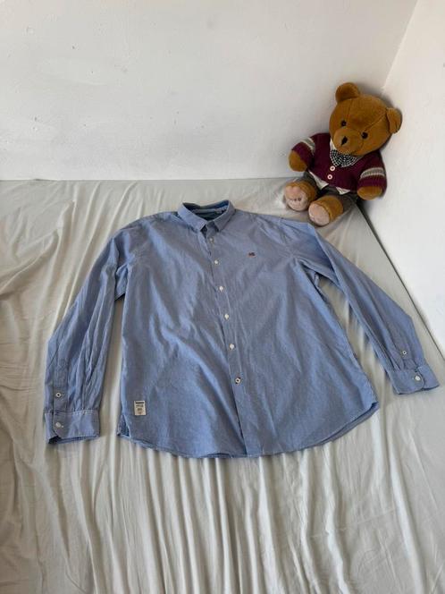 Napapijri overhemd, Kleding | Heren, Overhemden, Gedragen, Halswijdte 43/44 (XL), Blauw, Ophalen of Verzenden
