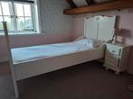 Eenpersoons bed, vintage, brocante, Huis en Inrichting, Slaapkamer | Bedden, Ophalen, Gebruikt, 90 cm, Eenpersoons