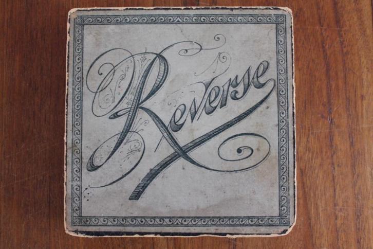 Vintage spel Reverse of Reversi (Othello) begin 20e eeuw, Hobby en Vrije tijd, Gezelschapsspellen | Bordspellen, Gebruikt, Een of twee spelers