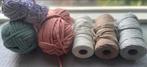 Macrame touwen touw katoen, Ophalen of Verzenden, Zo goed als nieuw, Breien of Haken, Wol of Garen