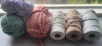 Macrame touwen touw katoen  beschikbaar voor biedingen