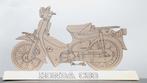 Honda C50 Silhouet, Ophalen of Verzenden, Nieuw, Wandklok