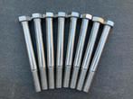 8 stuks RVS zeskantbouten M16x150 mm, 100 tot 250 mm, Nieuw, Ophalen of Verzenden, Rvs