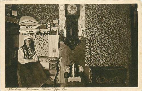 (300-436-051) Marken Interieur Kamer, Verzamelen, Ansichtkaarten | Nederland, Noord-Holland, Verzenden