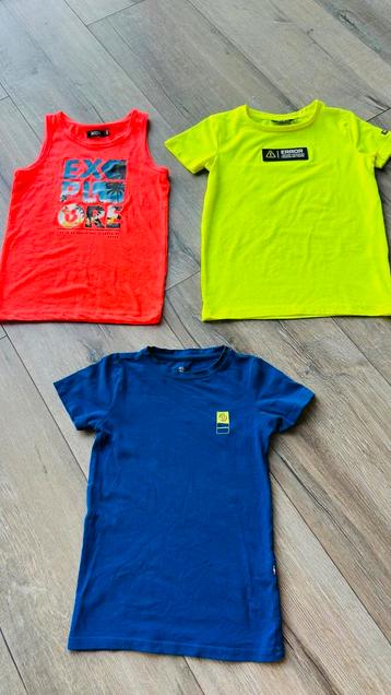 Samen € 3,- >> zomer kleding 3 shirts > maat 110/116 beschikbaar voor biedingen