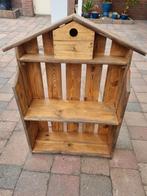 Wanddecoratie gemaakt van vurenhout., Ophalen