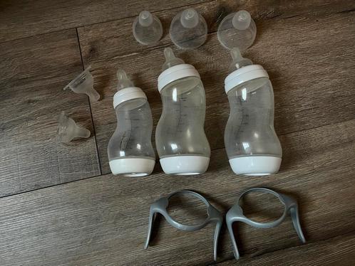 3x DIFRAX Papfles (2x XL 310ml, 1x S 170ml) Anti Koliek, Kinderen en Baby's, Babyvoeding en Toebehoren, Gebruikt, Overige typen