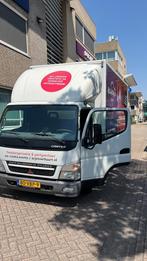 Mitsubishi Canter BE combi 2006, Auto's, Bestelauto's, 145 pk, Zwart, 2245 kg, Wit