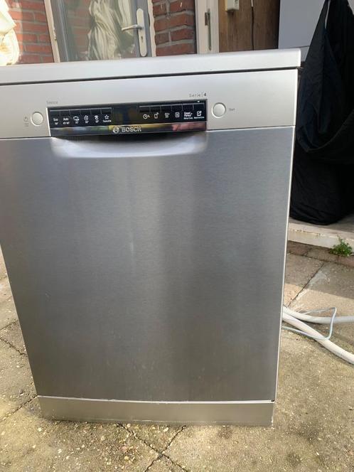 2 jaar oude Bosch RVS vaatwasser - zon 15-6 op te halen, Witgoed en Apparatuur, Vaatwasmachines, Zo goed als nieuw, Vrijstaand