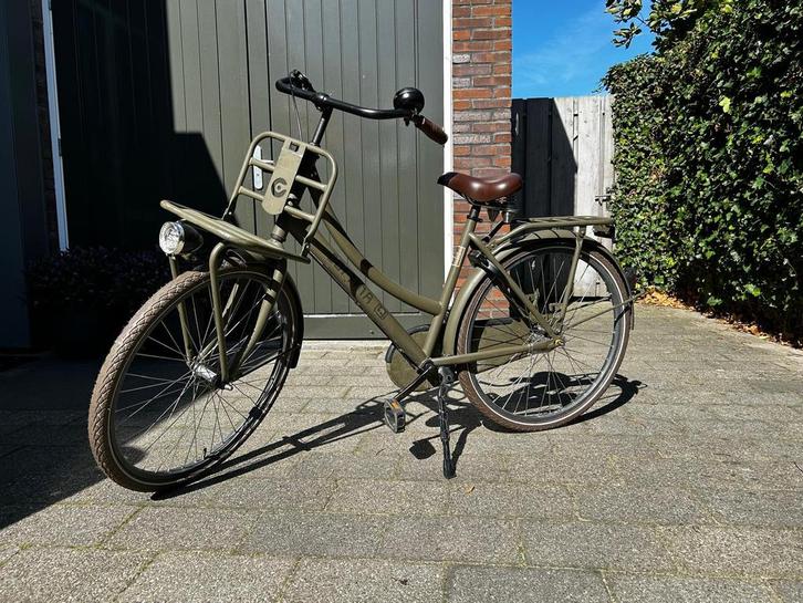 Legergroene Cortina maat 24 inch, Fietsen en Brommers, Fietsen | Meisjes, Gebruikt, 24 inch, Versnellingen, Ophalen