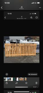 Degelijke hekken 25 euro per stuk, Tuin en Terras, Tuinhekken en Hekwerk, Ophalen of Verzenden, Zo goed als nieuw, Hout