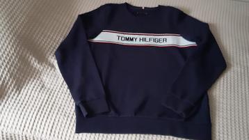 Koopje! Tommy Hilfiger sweater blauw maat 176 - new beschikbaar voor biedingen